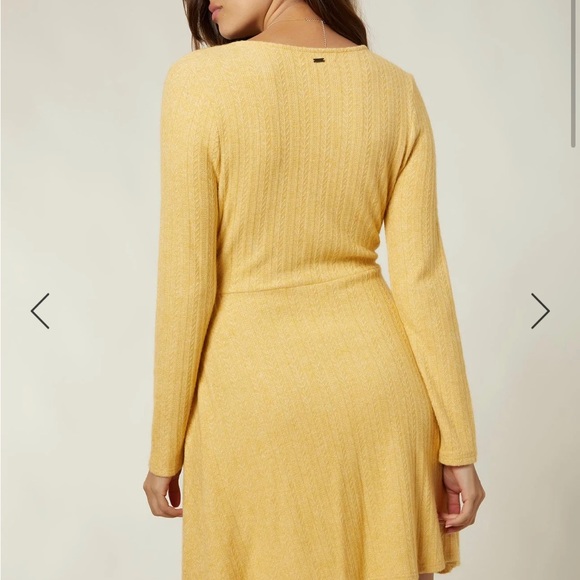 O’Neill Women’s Knit Wrap Dress - Size M - Color Mimosa - See description - NWOT - Picture 2 of 3